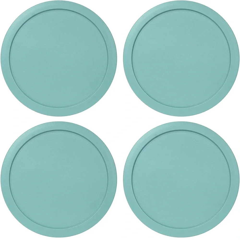 Replacement Lids for Pyrex 1-Cup Glass Food Storage Container Bowls, 4-Inch Lids - Picture 8 of 9